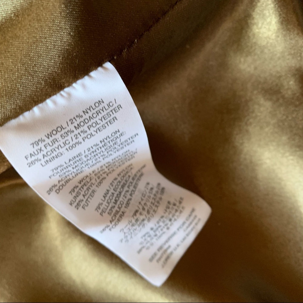 New!! J. Crew Chateau Parka Heather Mustard - Picture 3 of 5